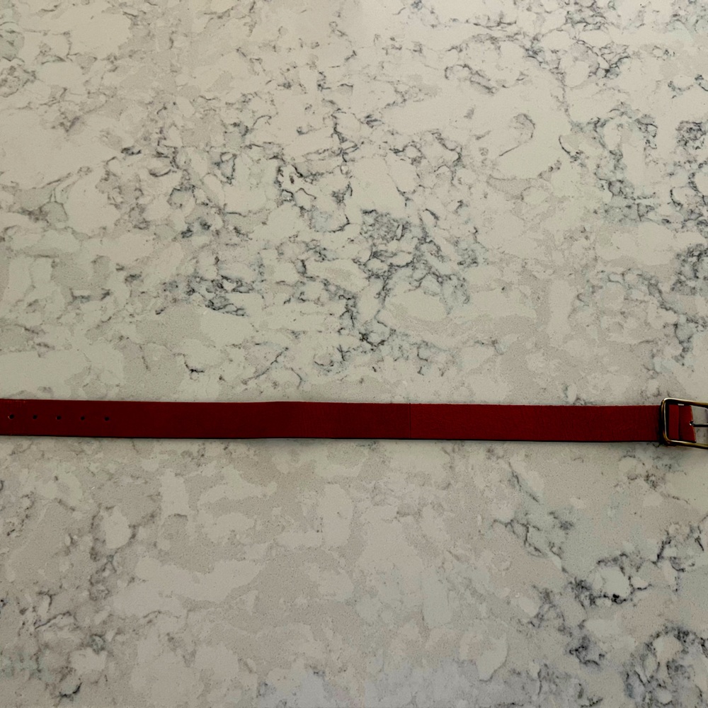 Patrizia Pepe Brown Leather Belt